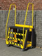 Roltrap mobiel werkplatform 100cm werkhoogte, Ophalen of Verzenden, Zo goed als nieuw
