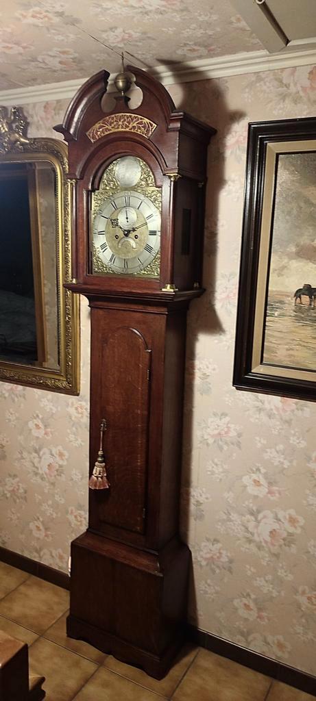 Engelse staande klok 1760, Antiek en Kunst, Antiek | Klokken, Ophalen