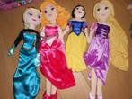 3 poupées Princesses 50/40cm Disneyland Paris /store LOT 25e, Enlèvement, Utilisé