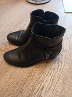 Zwarte lederen lage laarsjes, maat 37, Ophalen of Verzenden