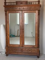 Antieke kast met spiegeldeuren, Antiek en Kunst, Ophalen