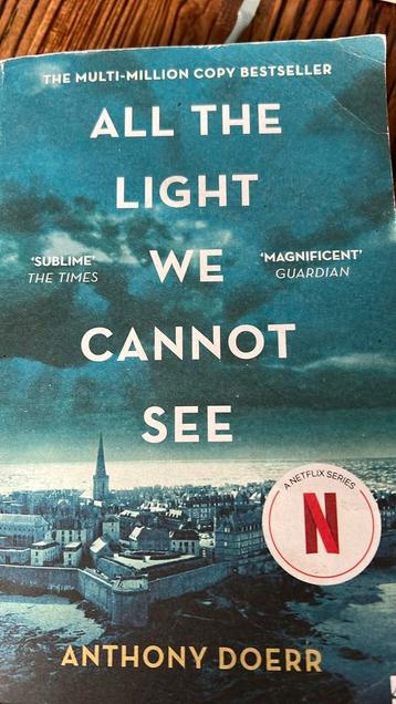 ANTHONY DOERR - ALL THE LIGHT WE CANNOT SEE  PULITZER 2015) beschikbaar voor biedingen