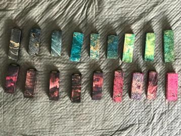 Houtblokken van hoogwaardig gestabiliseerd hout beschikbaar voor biedingen