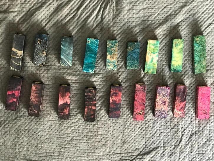 Houtblokken van hoogwaardig gestabiliseerd hout, Huis en Inrichting, Woonaccessoires | Overige, Nieuw, Ophalen of Verzenden