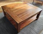 Teak salontafel, Ophalen, 50 tot 100 cm, 50 tot 100 cm, Zo goed als nieuw