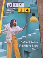 4 toegangskaarten Bisbeurs 5-13 oktober  flanders Expo Gent, Octobre