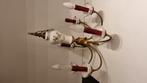 vintage porseleinen kroonluchter met messing armen, Huis en Inrichting, Lampen | Kroonluchters, Ophalen, Gebruikt