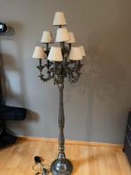 Staande lamp met 2 kleuren kapjes, Antiek en Kunst, Antiek | Verlichting, Ophalen