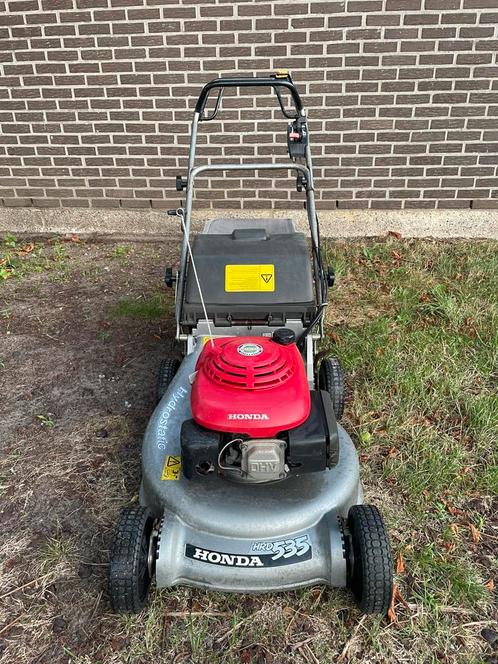 Grasmaaier Honda HRD 535 hydrostatisch, Tuin en Terras, Grasmaaiers, Opvangbak, Ophalen