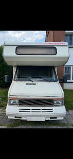 Fiat ducato camping car, Auto's, Fiat, Stof, Beige, Bedrijf, Grijs