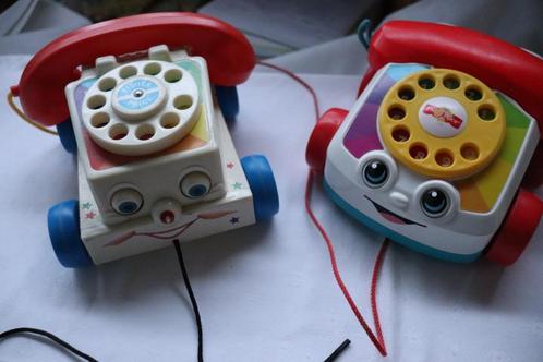 Fisher Price - Telefoon (2 set), Kinderen en Baby's, Speelgoed | Fisher-Price, Gebruikt, Duw- of Trekspeelgoed, Met geluid, Ophalen