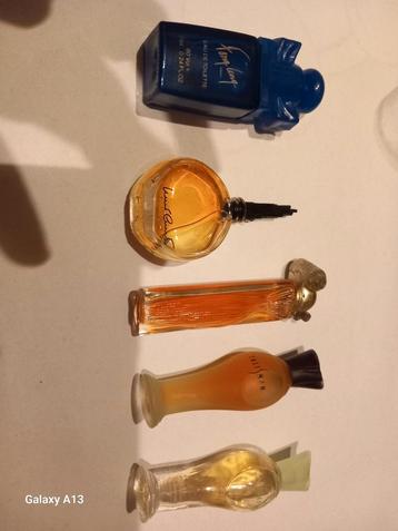Orginele vintage miniatuur parfumflesjes., Verzamelen, Ophalen of Verzenden, Zo goed als nieuw, Miniatuur