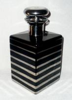 VIERKANTE ART DECO KARAF IN HYALIET GLAS CA 1935, Antiek en Kunst, Ophalen of Verzenden