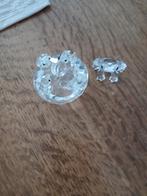 Swarovski vogelnestje met kikker, Verzamelen, Swarovski, Ophalen of Verzenden