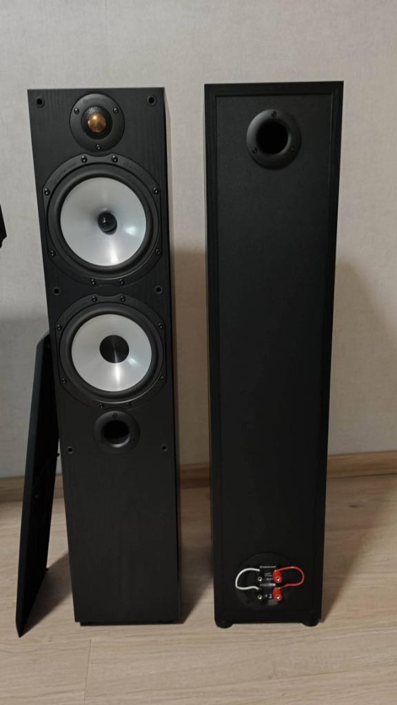 Enceintes Monitor Audio MR4, Audio, Tv en Foto, Luidsprekerboxen, Zo goed als nieuw, Front, Rear of Stereo speakers, 120 watt of meer