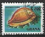 Ghana 1991 - Stampworld 1605 - Wittandige kauri (ST), Affranchi, Envoi