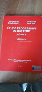 Studieboek drum, Ophalen, Zo goed als nieuw, E. Boursault en J-M. Lajudie