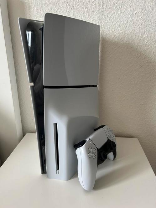Playstation 5 Slim Disc edition, Games en Spelcomputers, Spelcomputers | Sony PlayStation 5, Zo goed als nieuw, Playstation 5