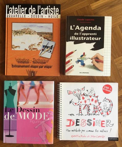 4 livres de dessin pour enfants/jeunes - neufs, Livres, Livres pour enfants | Jeunesse | 10 à 12 ans, Neuf, Non-fiction