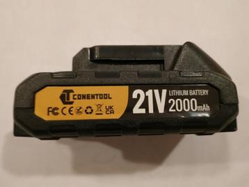 CONENTOOL 21V 2,0 Ah batterij - nieuw beschikbaar voor biedingen