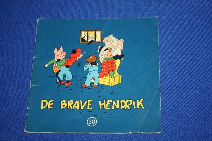 De brave Hendrik ( nr 30 De Betuwe reeks flipje )1962, Verzamelen, Stripfiguren, Gebruikt, Boek of Spel, Overige figuren, Ophalen of Verzenden