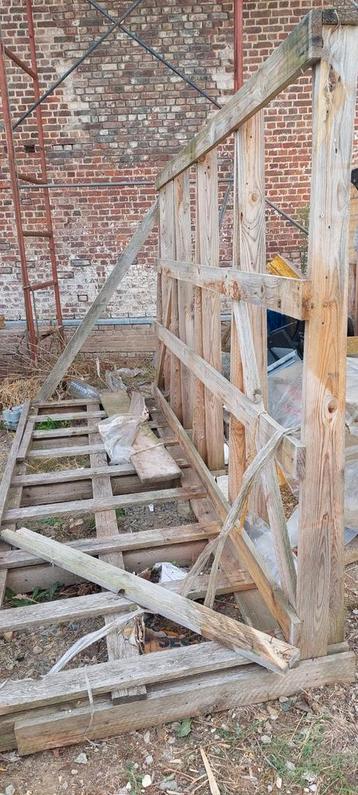 Houten bok 3m breed voor glas venster raam beschikbaar voor biedingen