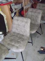 3 stoelen  30€ drie stuks, Huis en Inrichting, Stoelen, Ophalen, Zo goed als nieuw, Zwart, Drie