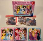 Ravensburger puzzel - Disney Princess (3x 49stuks), 10 tot 50 stukjes, Van hout, 4 tot 6 jaar, Gebruikt