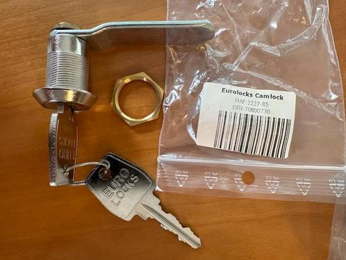 Deurslot - cilinderslot 9st of/st Eurolocks Camlock (NIEUW), Doe-het-zelf en Bouw, Overige Doe-Het-Zelf en Bouw, Nieuw, Ophalen of Verzenden