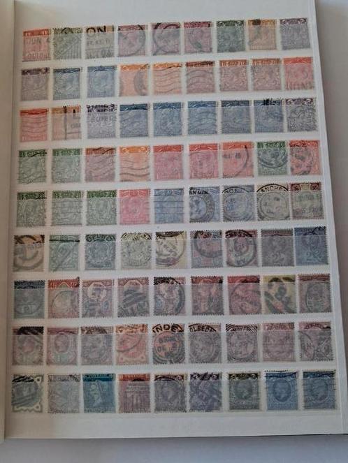England/Commonwealth in zwart album gestempeld, Postzegels en Munten, Postzegels | Volle albums en Verzamelingen, Verzenden
