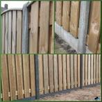 palen betonpalen schutting betonplanken antraciet platen, Tuin en Terras, Ophalen of Verzenden, Nieuw, 20 meter of meer, Overige typen