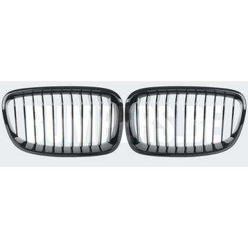 Grill Niergrill glanzend zwart enkele bar BMW 1 Serie F20 F2 beschikbaar voor biedingen