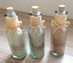 Drie karafjes met aromatisch badzout, Ophalen of Verzenden, Zo goed als nieuw, Bad & Douche