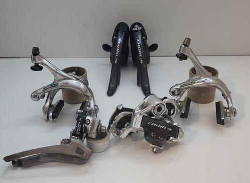 Campagnolo Chorus Carbon 10-speed (minigroep), Fietsen en Brommers, Fietsonderdelen, Gebruikt, Racefiets, Overige typen, Ophalen of Verzenden