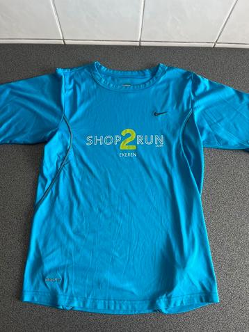 Turquoise loopshirt Nike - maat XXS beschikbaar voor biedingen