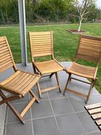 Chaise, Ophalen, Zo goed als nieuw, Hout, Inklapbaar