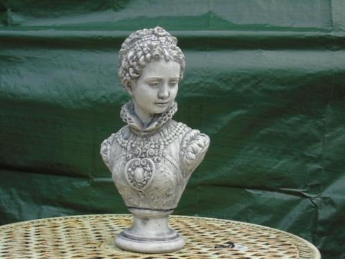 standbeeld, buste van een vrouw in steen., Tuin en Terras, Tuinwanddecoratie, Nieuw, Ophalen