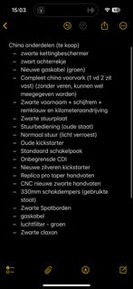 Dax onderdelen - china, Fietsen en Brommers, Ophalen of Verzenden, Zo goed als nieuw, Overige typen, Skyteam, zhenhua,