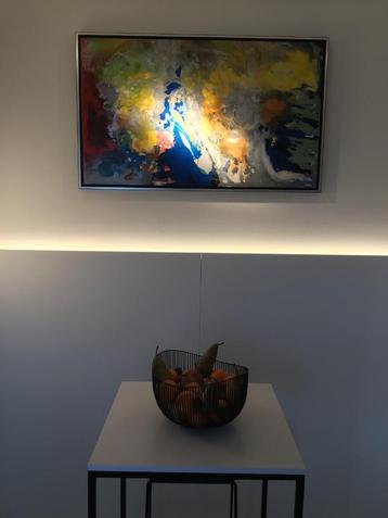 KUNSTWERK MIODRAG 120 X 60 CM MET KADER beschikbaar voor biedingen