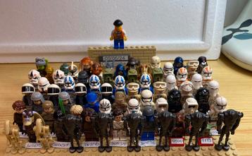 Lot van 68 Lego Star Wars minifigs 