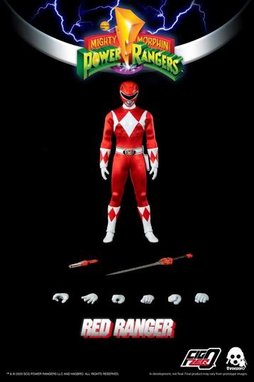 Threezero Mighty Morphin Power Rangers Red Ranger 1/6 Figuur beschikbaar voor biedingen
