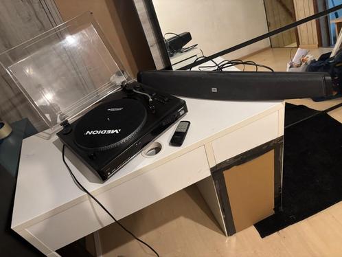 platenspeler en soundbar, Audio, Tv en Foto, Platenspelers, Gebruikt, Platenspeler, Overige merken, Pitch-regelaar, Automatisch