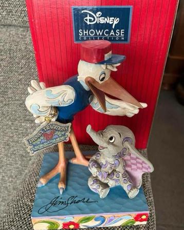 Disney traditions dumbo&stork signed by jim shore 2013 beschikbaar voor biedingen