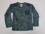 Mt 104 Groene T-shirt lange mouwen beren, wolven, everzwijn, Gebruikt, Koko noko, Ophalen of Verzenden, Shirt of Longsleeve
