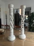 Chique houten kandelaars set 61 cm, Verzenden