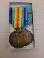 2 médaille d'honneur 1914-1918, Collections, Armée de terre, Enlèvement ou Envoi, Ruban, Médaille ou Ailes