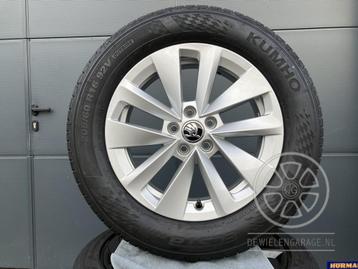 16 inch Skoda Kamiq Velgen + Banden NIEUW Origineel 5x100 beschikbaar voor biedingen