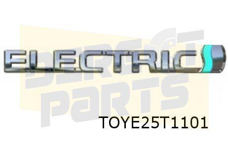Toyota Pro-Ace embleem tekst ''electric'' Links voor Origine, Auto-onderdelen, Carrosserie, Toyota, Nieuw, Verzenden