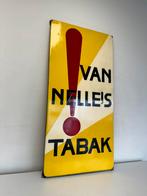 Panneau publicitaire en émail Van Nelle pour tabac, Utilisé, Enlèvement ou Envoi, Panneau publicitaire