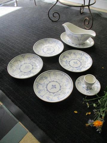 Oud lot van 6 stuks decor  Copenhague BOCH beschikbaar voor biedingen